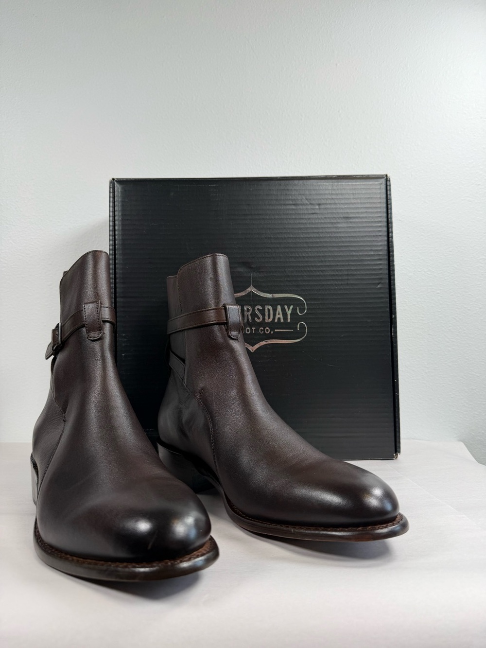 Thursday Boot Company Men’s Anejo Rogue Jodhpur Boots Size 13 Dark Brown Buckle